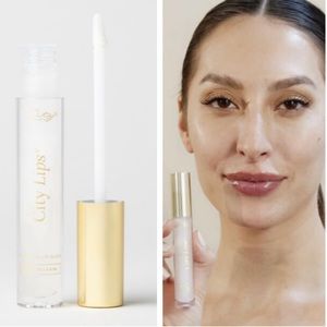 NWT City Lips Plumping Lip Gloss in Clear by City Beauty